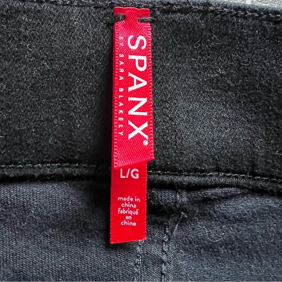 Spanx Ankle Skinny Jeans Clean Black Women's size Large - Picture 5 of 9